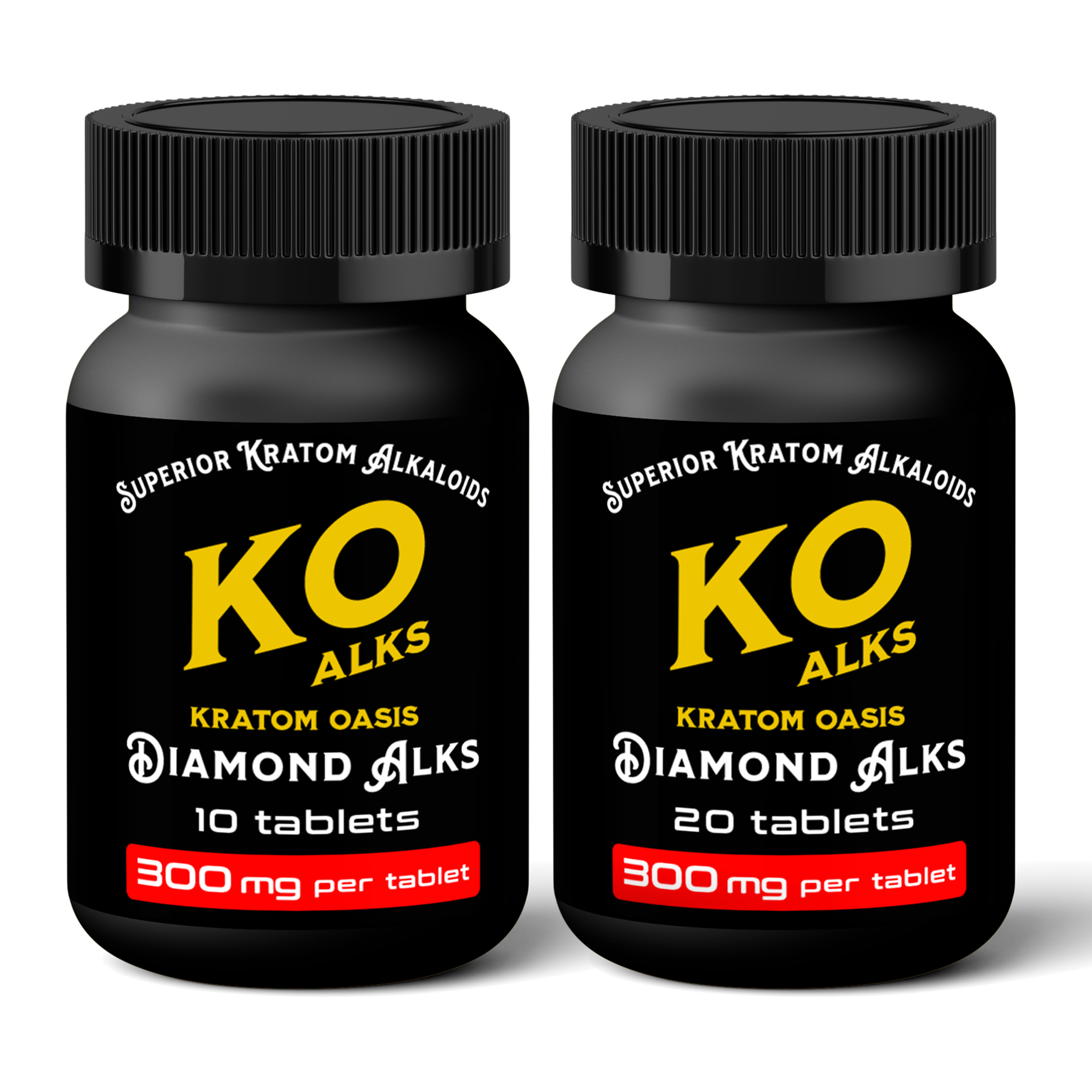 Kratom Oasis Diamond ALKS 300mg Tablets